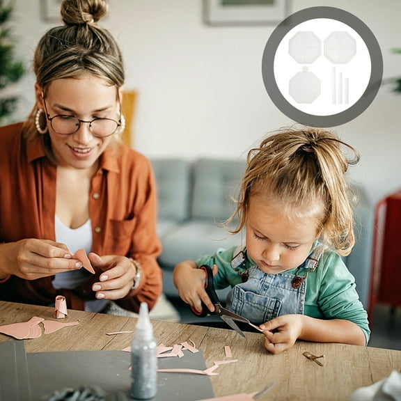 6Pcs Silicone Jewelry Box Casting Mold Set Pretty Box Mold DIY Accessory (White)