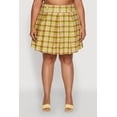 thumbnail image 4 of Womens Plus Size Trendy Plaid High Waist Pleated Skirt, 4 of 6