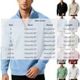 thumbnail image 3 of Nmnitkp Mens Sweatshirt Solid Corduroy Stand Collar Half Zip Long Sleeve Plus Size Pullover Loose Fit Chest Pocket Casual Layering Top for Fall Winter Office Daily Travel Weekend Wear Beige,XL, 3 of 9