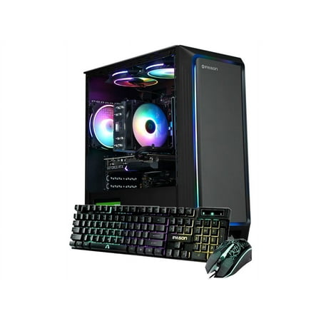 Zhic Gaming Desktop Computer Pc, Amd Ryzen 5 5600 3.5 GHz, Radeon RX 7600 8GB GDDR6 Graphics, 1TB SSD, 16GB Ram, Windows 11 Home