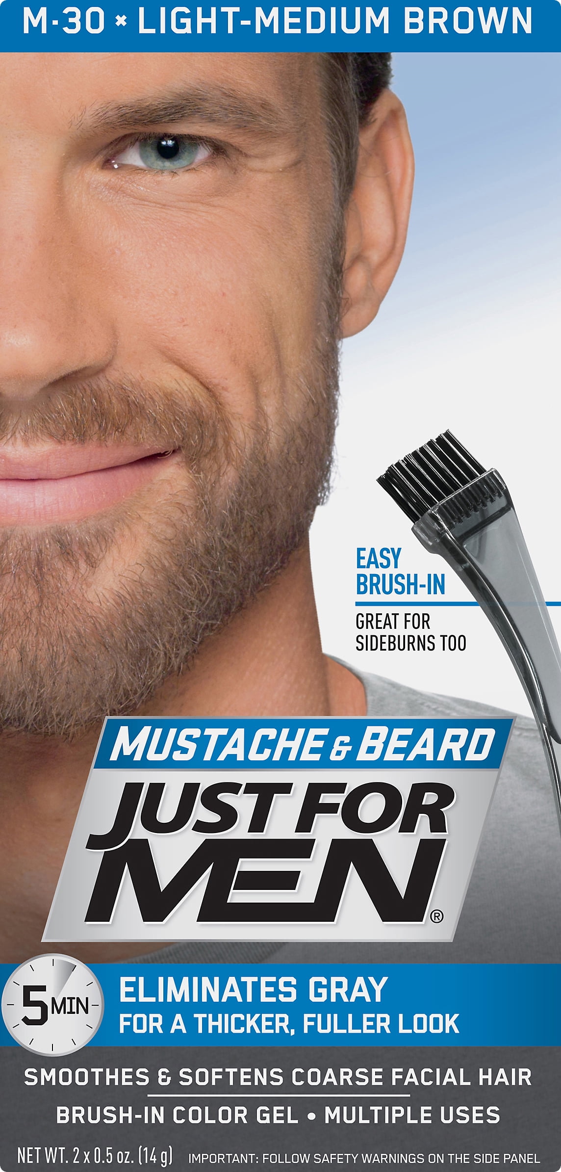 Just For Men Mustache & Beard, Beard Coloring for Gray ...