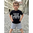 thumbnail image 4 of Loicainy Toddler Baby Boy Summer Outfits 6 12 18 24 Months 2T 3T 4T Letter Print Short Sleeve T-shirts and Solid Shorts 2 Piece Clothes Set, 4 of 9