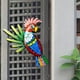 thumbnail image 4 of Decoración de pared Soledad Metal 3 Esculturas de loros coloridos, 4 of 7