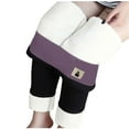 thumbnail image 2 of VEKDONE Sherpa Lined Fleece Leggings for Women 2025 Clearance Sale Thickened Plush Warm Long Pants Winter High Waisted Tummy Control Yoga Pant Casual Stretchy Tights, 2 of 6