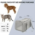 thumbnail image 3 of Cat Carriers Dog Carrier Pet Carrier for Small Medium Cats Dogs Puppies up to 15 Lbs, TSA Airline Approved Small Dog Carrier Soft Sided, Collapsible Travel Puppy Carrier, 3 of 9