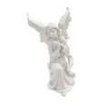 thumbnail image 2 of Figura de ángel de resina, estatua decorativa, colección de recuerdos, miniatura Blanco, 2 of 9