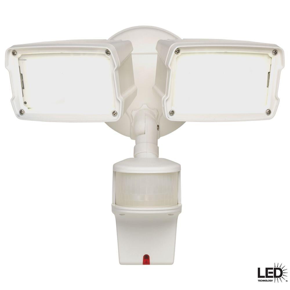 Defiant 180 Degree White Doppler Motion Led Security Flood Light Defiant 180 Degree White Doppler Motion Led Security Flood Light Return Com