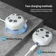thumbnail image 7 of Allytechgroup Cute Case for Samsung Galaxy Buds Live/ Buds Pro/ Buds FE/ Galaxy Buds 2, Shockproof & Dustproof Earpods Case with Keychain, Soft Silicone Protective Cover, Lightgray, 7 of 7