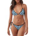 thumbnail image 1 of Fotbe Airplanes and Aviation Signs Traje de Baño para Mujer de Dos Piezas – Bikini Sexy de Tirantes Tipo Halter con Diseño Triangular, 1 of 6
