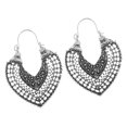 thumbnail image 2 of Pendientes Colgantes en apariencia de U de Vintage para Mujer Pendientes de Gancho de Metal Joyería - Plata Yinane Pendientes colgantes para mujer, 2 of 7