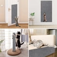 thumbnail image 7 of Duslogis Cat Scratcher Mat, 12 Inch X 6.56 ft Self-Adhesive Cat Scratching Carpet Pad Replacement for Cat Tree Shelves, Cat Steps and Posts, DIY Cat Scratch Couch Furniture Protector (Gray), 7 of 7