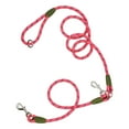 thumbnail image 2 of Correa de perro resistente Cuerda Manos Hombro colgado Doble cabeza Poliéster Cuerda antideslizante para Caminar Perro , rosado Colco  Cuerda de correa, 2 of 7