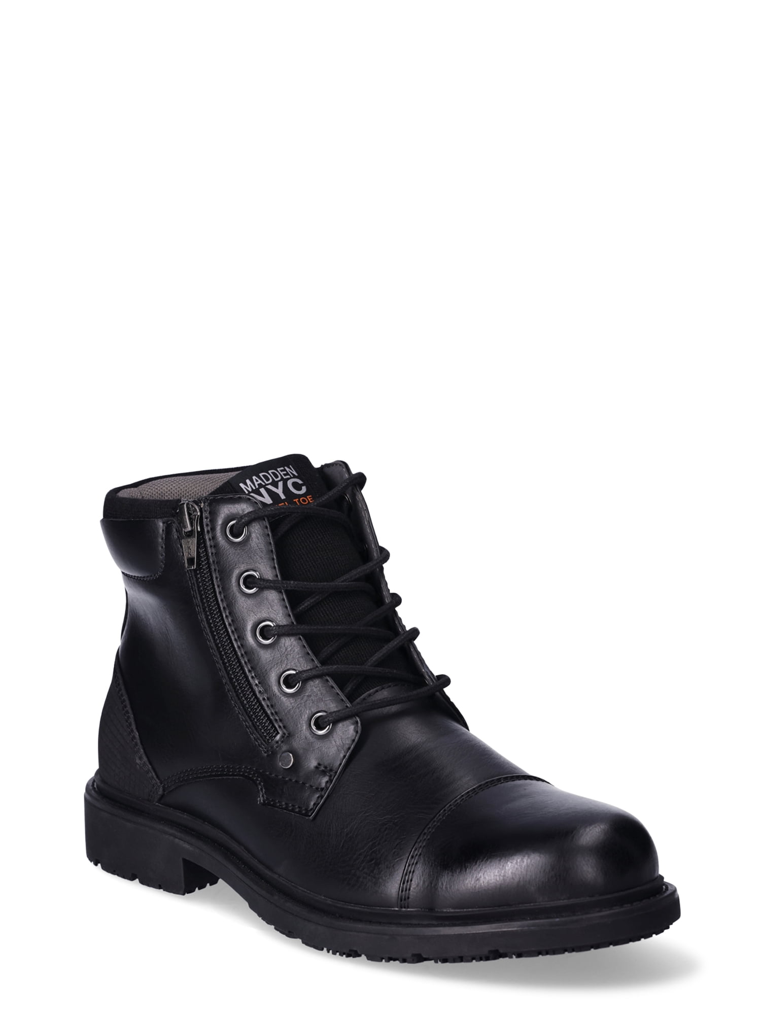 Madden NYC Men’s Steel Toe Lace-Up Boots