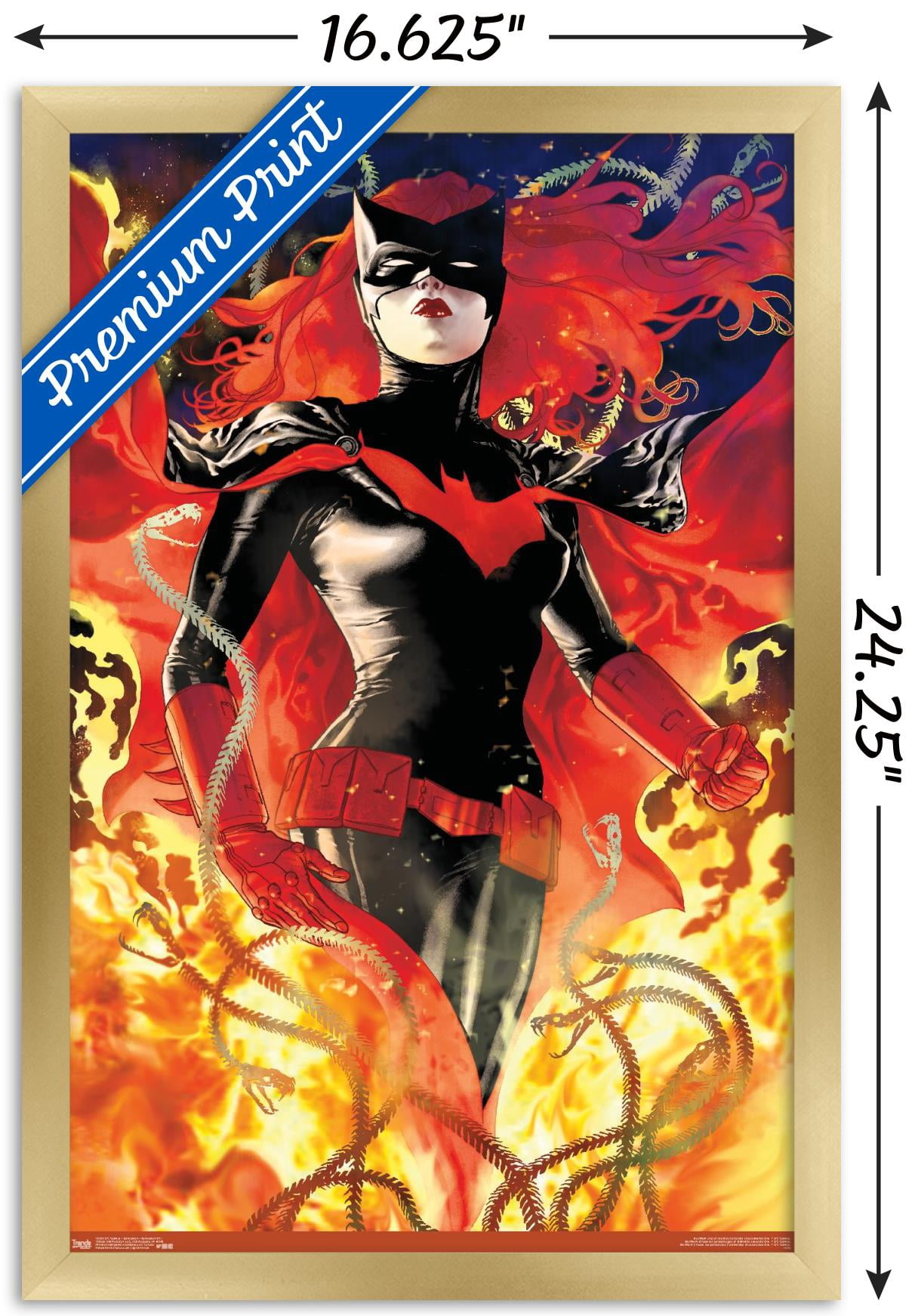 DC Comics - Batwoman - Batwoman #17 Wall Poster, 14.725" x 22.375", Framed