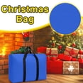 thumbnail image 4 of Christmas Decorations Storage Bag Heavy Duty Reusable 600D Tear-proof Oxford Fabric Polyester Material Christmas Tree Storage Bag with Zippers and Handles Big Foldable Duffle Bag for Travel, 4 of 5