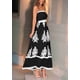 thumbnail image 5 of Vestido de Tirantes Finos con Estampado Floral y Bolsillos, Negro, Talla M, 5 of 7