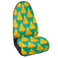 thumbnail image 2 of Uourmeti 1 Pack Car Seat Towel Cover Easy Install, Compatible with Van Truck Bucket Seat Car Interior Terry Cloth Pineapple Slice Theme, 2 of 7