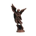 thumbnail image 1 of Figura de ángel San Miguel, artesanía, adorno religioso coleccionable de mesa Bronce rojizo, 1 of 7