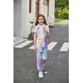 thumbnail image 5 of Arshiner Girls 2 Piece Outfits Fashion Tracksuits Long Sleeve Pullover Sweatshirt and Sweatpants Jogger Set with Pockets, 5 of 6