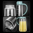 thumbnail image 7 of Leak Proof Olive Dispenser Bottle with Handle 630ml Automatic Flip Cap No Drip Glass Container for Cooking Oil Vinegar, 7 of 7