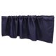 thumbnail image 1 of Luxshiny Valance Azul Con Estilo Rural Para Cocina Y Dormitorio Fácil De Poner, 1 of 7