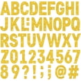 thumbnail image 1 of czcpp-24 Feuilles Grandes Lettres Dorées Autocollantes 4 Pouces Grandes Polices 282 Pcs Alphabet Pailleté Autocollants Lettres pour Affiche Tableau d'Affichage Boîte aux Lettres Artisanat Décoration Maison, 1 of 4