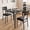 Gray, variant on Dining Table for 2-Small Square Kitchen Dining Dinner Room Tables Set,Space Saving Wood Modern Dinette Accent Furniture for Breakfast Nook, Apartment,Home Office Small Space, 3 Piece