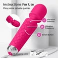 thumbnail image 7 of Disen Percussion Mini Handheld Electric Personnal Massager Wand Rechargeable&Waterproof Handheld Deep Tissue Neck Back Massager for Shoulder, Leg, Calf, Foot, Muscle, and Back Pain Relief(Pink), 7 of 7