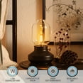 thumbnail image 3 of 6 Pack Chandelier Light Bulbs CA11, Dimmable E12 LED Candelabra Bulbs, Flame Tip Light Bulbs, 4.5W(40W Eqv.), 300lm, Ceiling Fan Light Bulb, Amber Glass, 2000K Soft Warm, 3 of 7