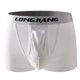 thumbnail image 4 of Ceisia Men's Solid Color Knitted Cotton Boxer Briefs, U-Shaped Pouch High Elasticity Breathable Underwear for Men White M Gifts, 4 of 4