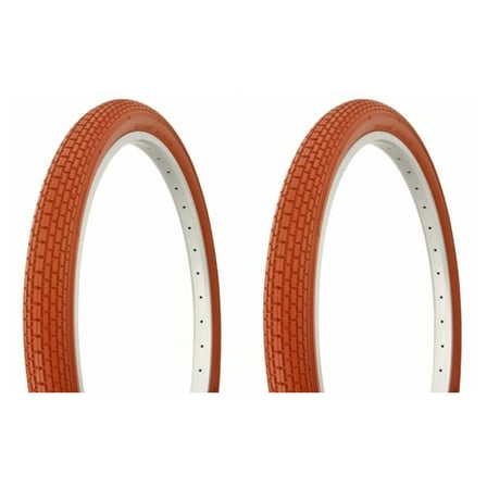 Tire set. 2 Tires. Two Tires Duro 26" x 2.125" Clay/Clay Side Wall HF-120A. Bicycle Tires, bike Tires, beach cruiser bike Tires, cruiser bike Tires