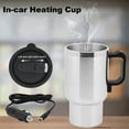 thumbnail image 3 of Car Electric Kettle,Bottle Cup With Kettle Thermoses Water Kettle Stainless Steel Tea Coffee Kettle Stainl Steel Thermoses Water Bottle Kettle Es Bottle Silver In-car Car Kettle, 3 of 6