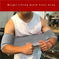 thumbnail image 4 of Bench Press Sling Weightlifting Gym Band Fitness Workout Increase Strength Bench Press Elbow Sleeves Slingshot, 4 of 10