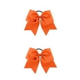 thumbnail image 4 of Banda para el cabello grande Qarigey nudo de lazo Elástico Ajustable Naranja 2Conjunto, 4 of 6