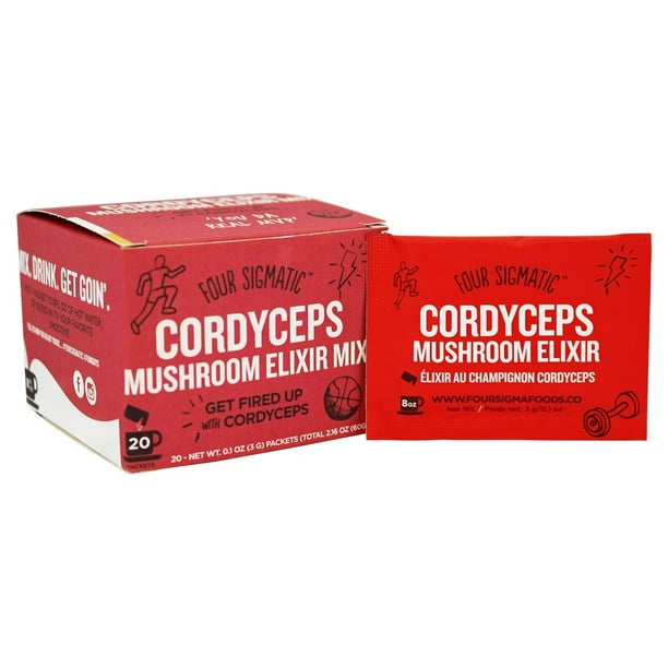 Four Sigmatic Cordyceps Mushroom Elixir Mix 20 Packet(s) Walmart
