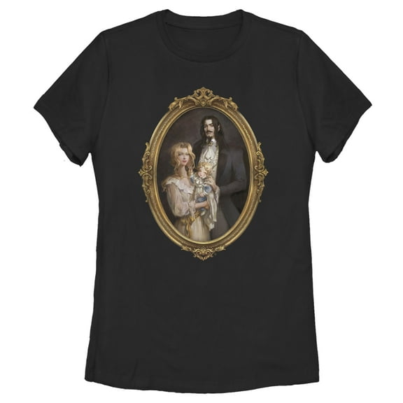 Women's Castlevania Framed Family Portrait Graphic Tee Black Large