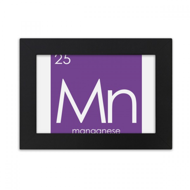 Chestry Elements Period Table Transition Metals Manganese Mn Desktop Photo Frame Ornaments Picture Art Painting