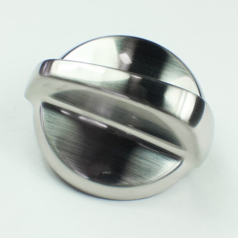 WB03T10325 GE Stainless Steel Control Knob OEM WB03T10325
