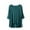 Green, variant on Women's Oversized Loose Fit Cropped Tee - Athleisure Casual Top with Batwing Short Sleeve & High-Low Hem