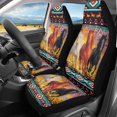 thumbnail image 2 of XYZCANDO Car Seat Covers Galloping 2 pcs Car Front Seat Covers Washable Truck Sedan Auto All Seasons Auto Accessories Automobile Interior Decor Accessories, 2 of 9