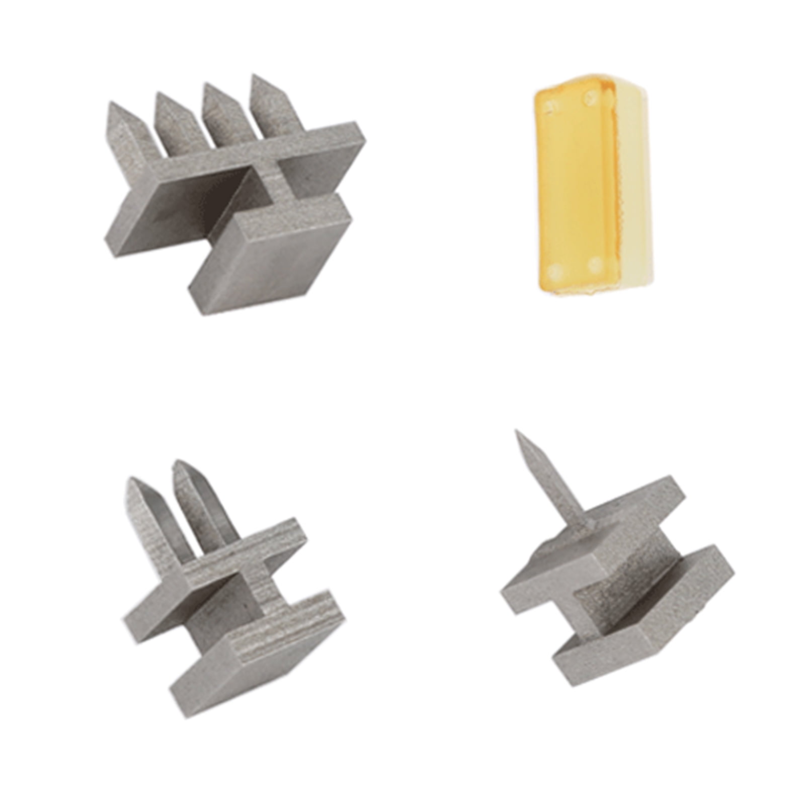 RUISINERY Professional Leather Hole Punching Pliers Leather Hole Punches Tool with 1/2/4 Prong Drilling Head for Leatherworking