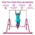 thumbnail image 6 of Gymnastics Bar for Home -Height Adjustable 3' to 5' Foldable Gymnastic Bar for Kids Ages 3-15, Ideal for Indoor and Home Training Bar, 6 of 6