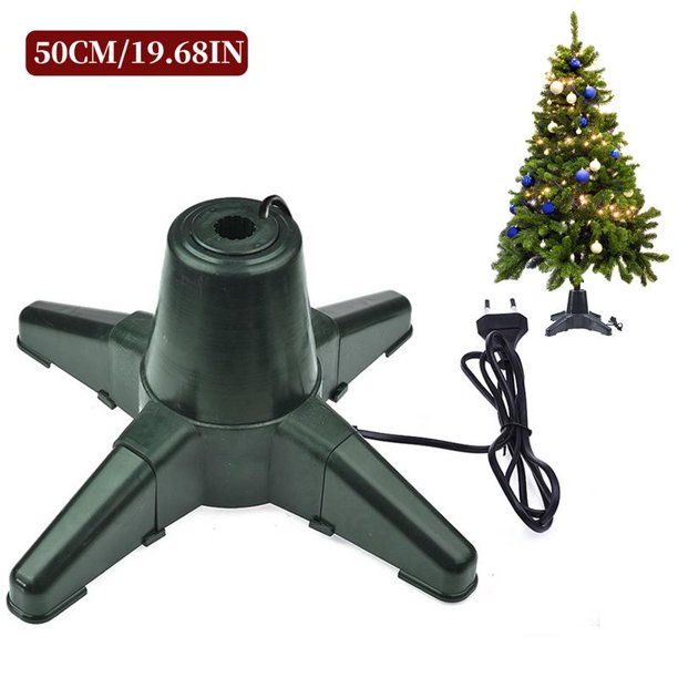 Electric Christmas Tree Stand Rotating Base Holder Walmart Com Walmart Com
