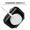 thumbnail image 6 of Njjex for Apple Watch Screen Protector Case Series 8 7 45mm; iWatch Protective Face Cover; Tempered Glass Film Hard PC Bumper for Women Men; Ultra-Thin Guard - Black, 6 of 7