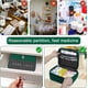 thumbnail image 5 of 2 botiquines de primeros auxilios vacíos de color verde, kit de emergencia para viajes, caja de almacenamiento portátil para medicamentos familiares, estuches de almacenamiento para el hogar, viajes y, 5 of 5