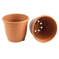thumbnail image 2 of Poppelmann PDB208173 8 in. Decorative Terra Cotta Plastic Pot - Pack of 3, 2 of 2