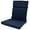 B, variant on VMWMSSR Outdoor High Back Chair Cushion Waterproof Uv Resistant Patio Seat & Back Cushion Secure Tie On Non Slip Replacement Pad For Lawn Garden Porch Outdoor Dining Chair(C-23.2"×19"×18")