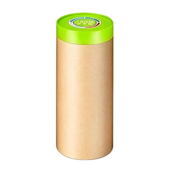 Agiufgs Masking Paper Roll 7.87, Self-Adhesive Washi Tape Border for Anti-Seepage, for Automotive Masking and Home, Green, One Size