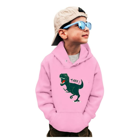 YUELONGHU Big Boys Sweatshirts & Hoodies 6-7 Years Kids Hoodies Boys 7-8 Boys Sweatshirts Crewneck Truck Shirt Dinosaur Long Sleeve Pullover Tops Tees