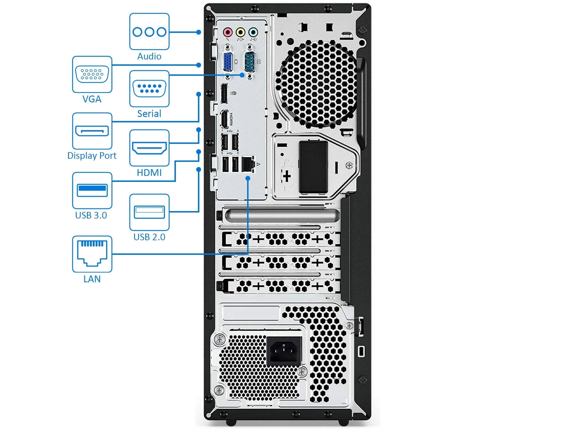 Windowsデスクトップ Lenovo V530 Corei3 16G 256G+500G Win11pr Lenovo V530 Tower | Business PC with 9th Gen Intel